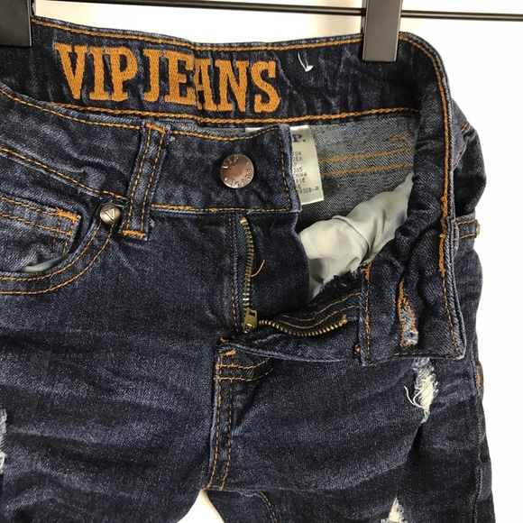 Jeans V.I.P. Distressed little Girl pants - Picture 7 of 10